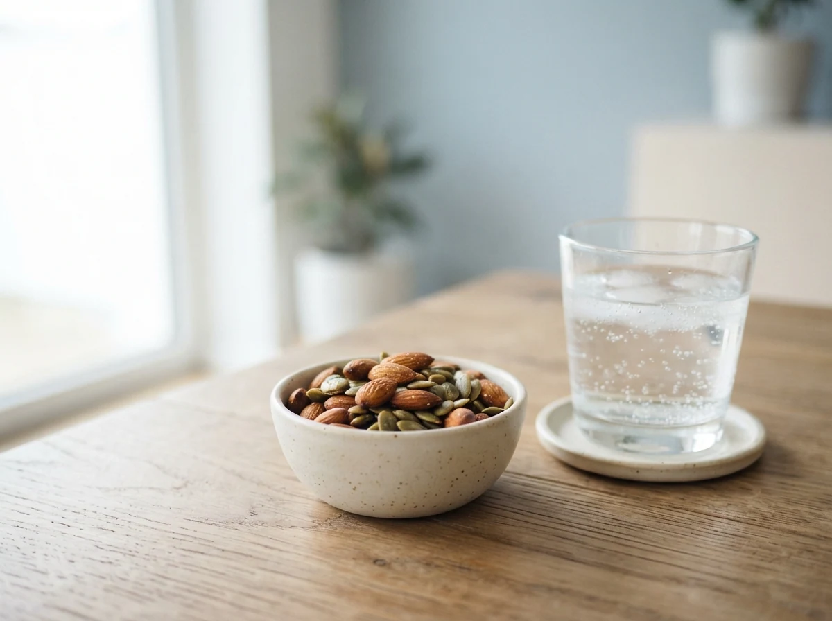 Whole grains, nuts and seeds rich in B vitamins